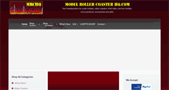 Desktop Screenshot of modelrollercoasterhq.com